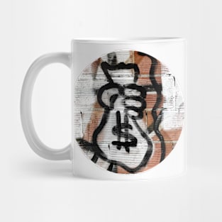 Money wall art graffiti Mug